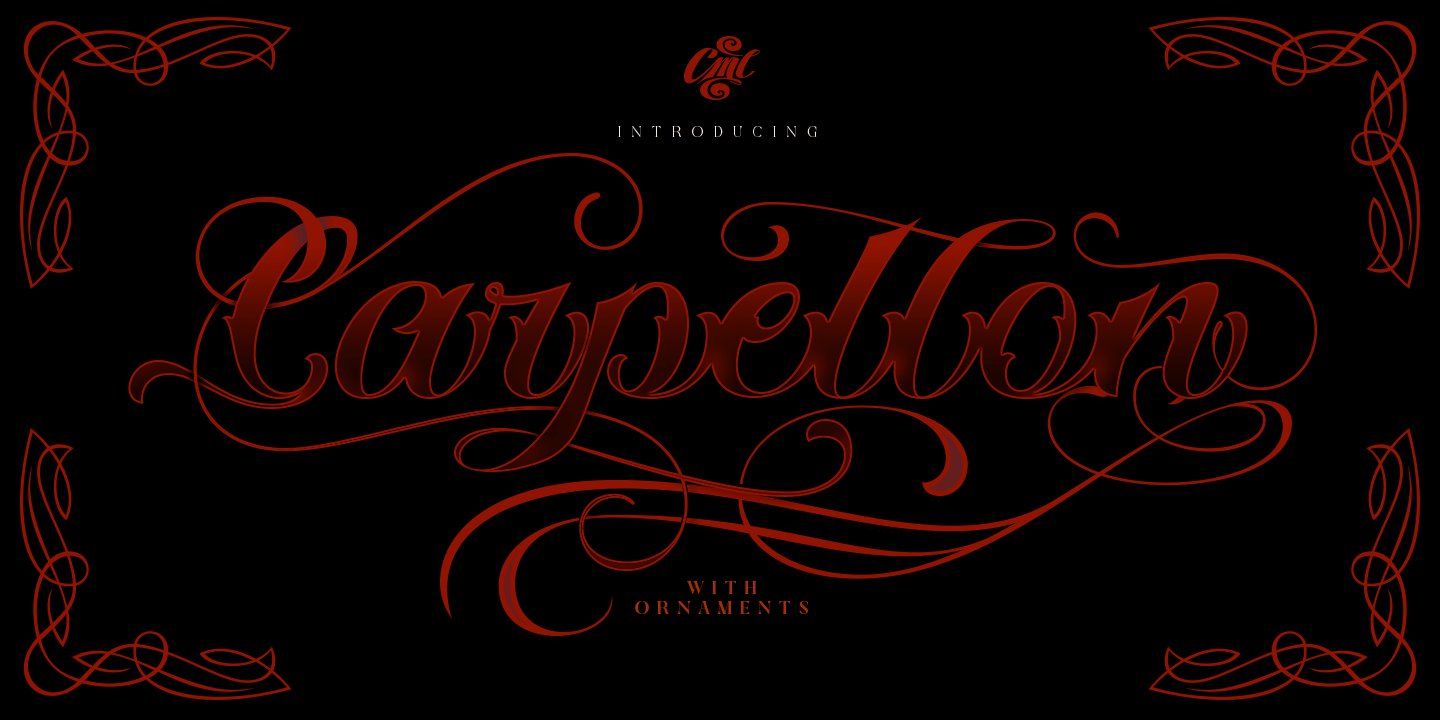 Beispiel einer Carpellon Regular-Schriftart